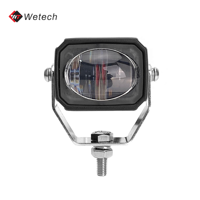 10V - 80V вилочный погрузчик красный зоны свет 10W красные вилочные погрузчики светильники с литой алюминиевым корпусом