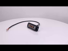 WT-TC10912-2 Боковая вспышка 12V - 24V Светодиодные стробоскопические предупреждающие огни IP67 Стробоскоп для транспортного средства